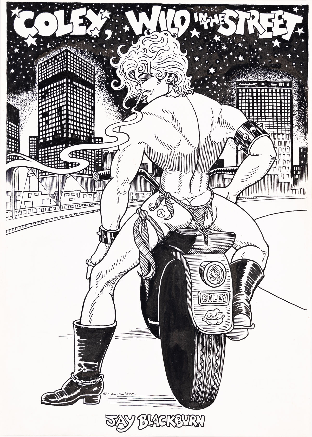 JOHN BLACKBURN (1939-2006) Coley Wild in the Street. [Bisexuality / Underground Comics]